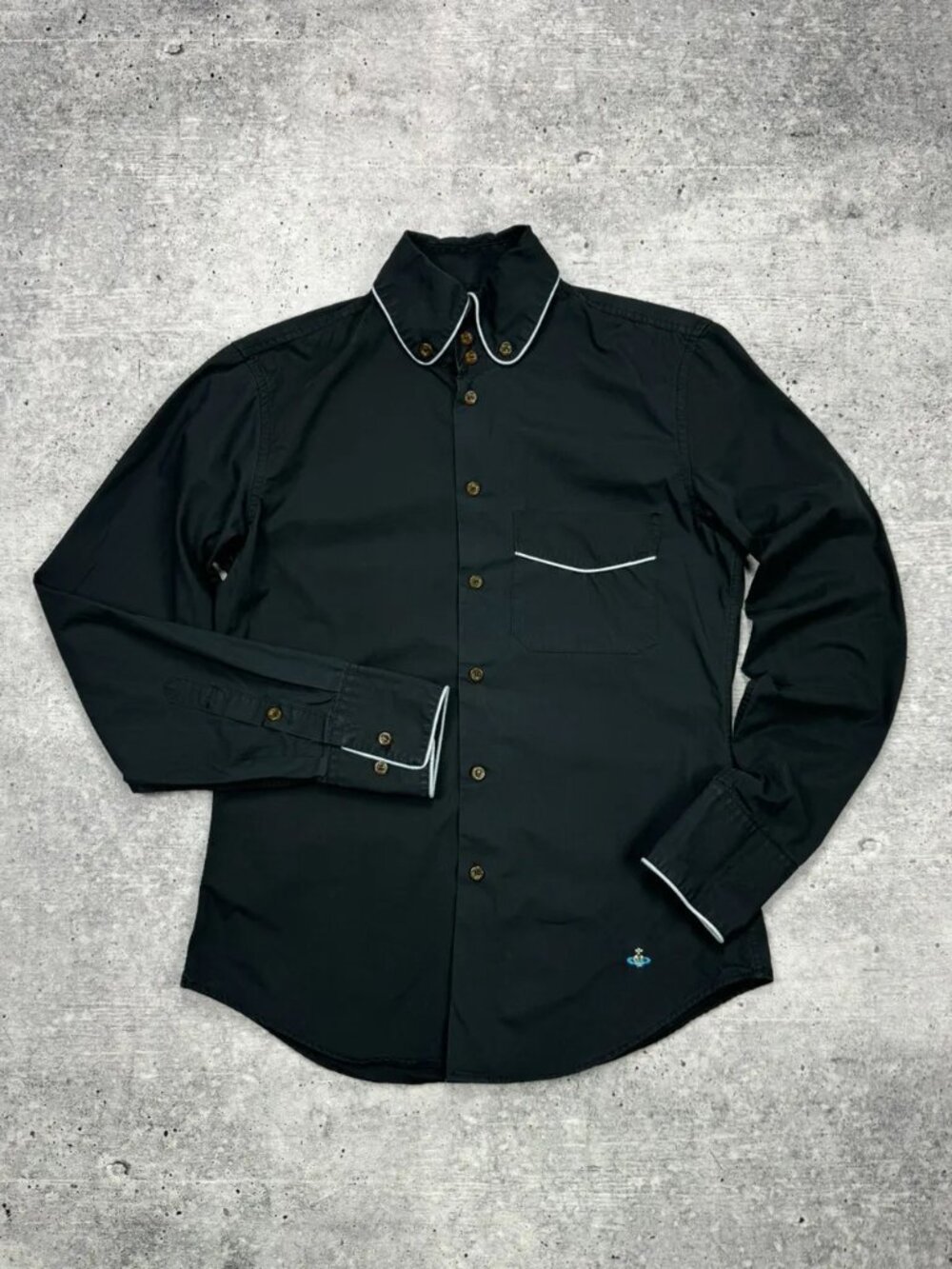 vintage Vivienne Westwood Man black dress shirt